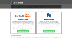 Desktop Screenshot of bondware.com