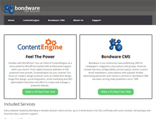 Tablet Screenshot of bondware.com